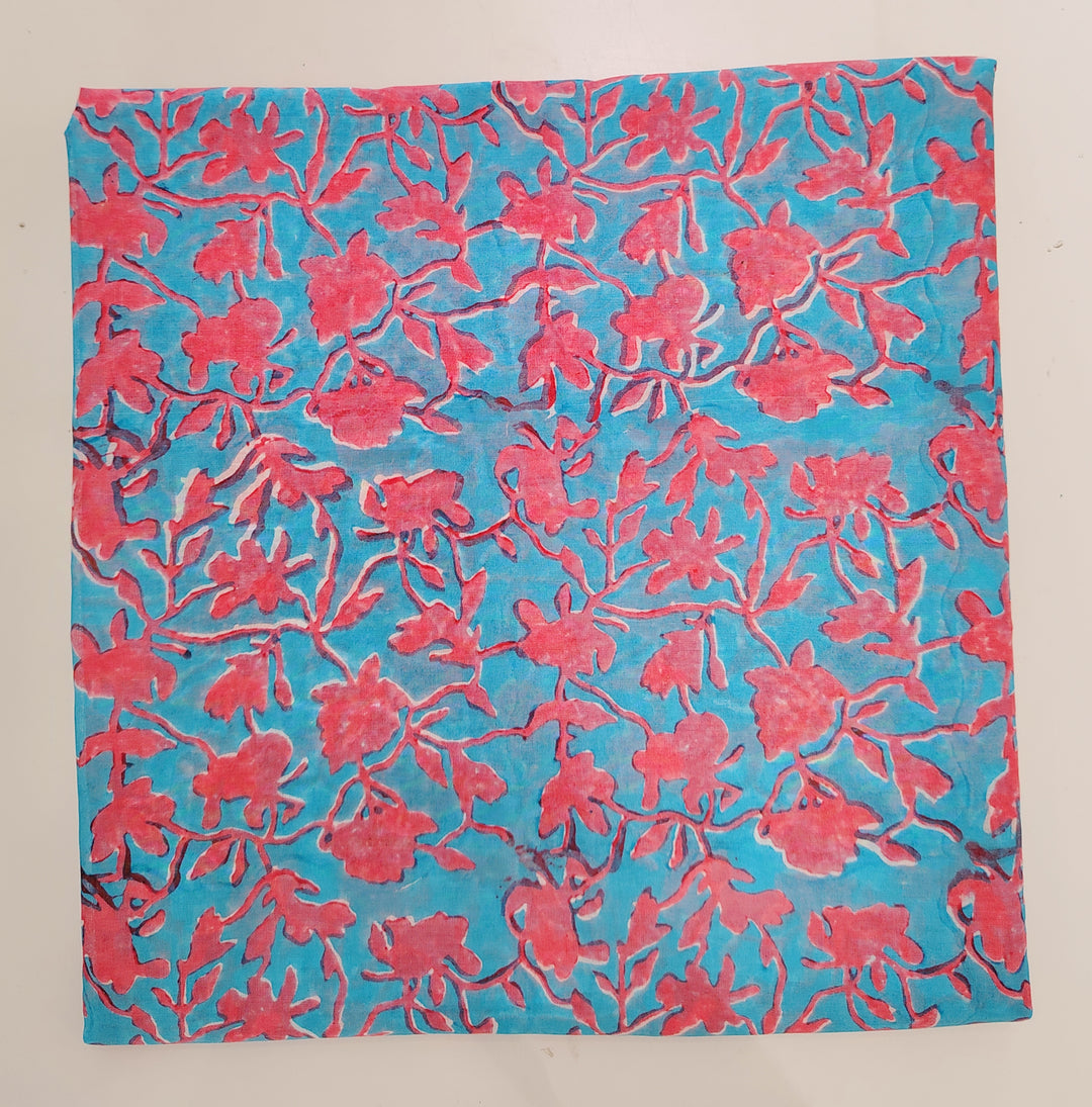 Block-Printed Dream flowers Dupatta.
