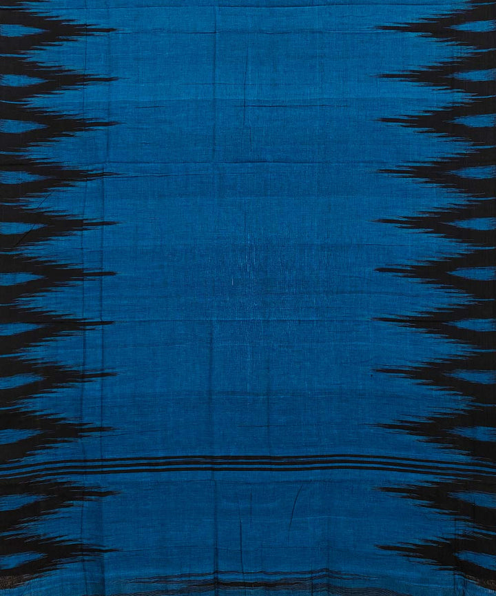 Blue and black cotton handloom nuapatna saree