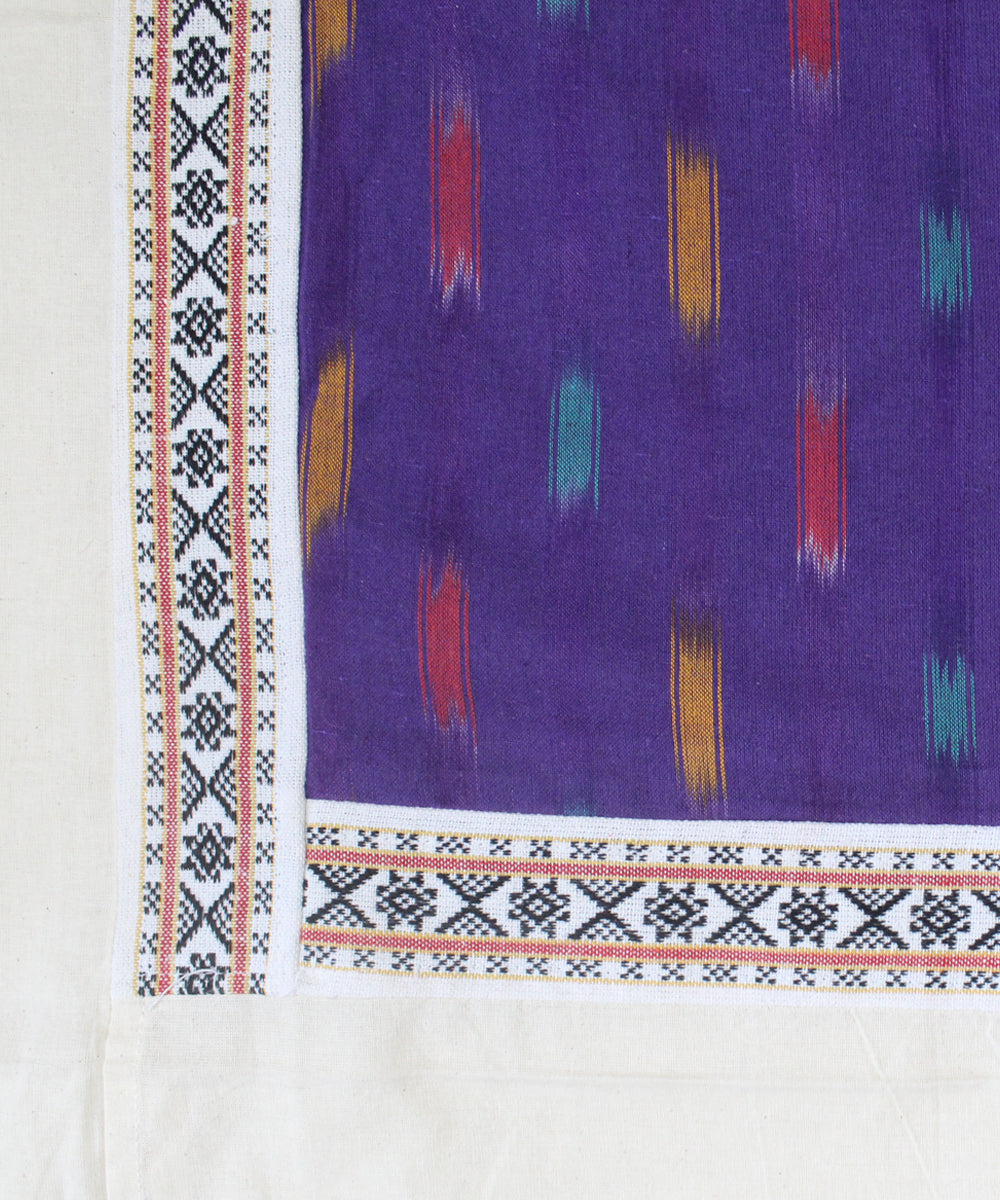 Blue multicolor handmade pochampally ikat diwan set