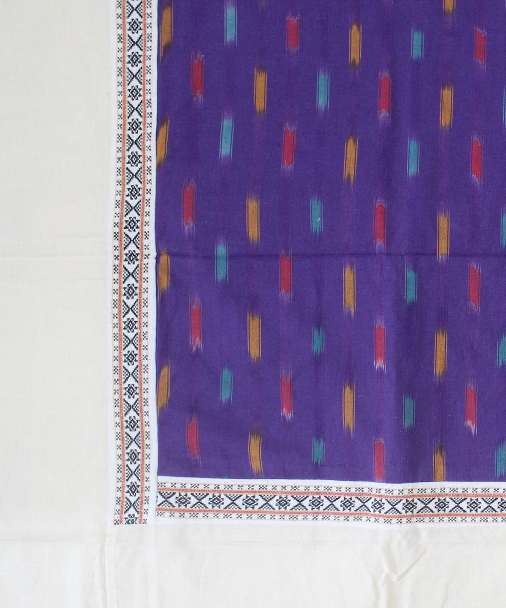 Blue multicolor handmade pochampally ikat diwan set