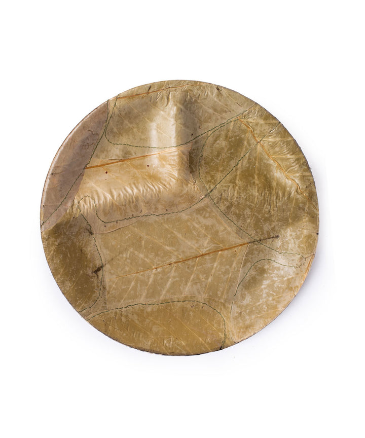 Beige Disposable  Handcrafted plates