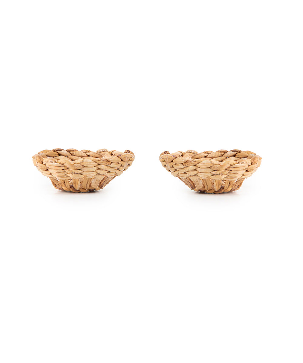 Jali Diya Handcrafted BananaTea Light Holder - Set of 6