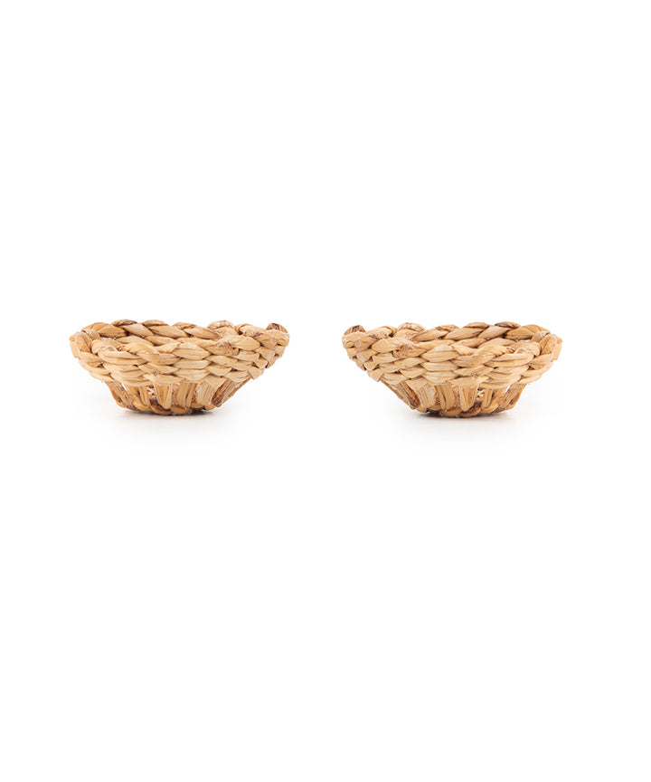 Jali Diya Handcrafted BananaTea Light Holder - Set of 6