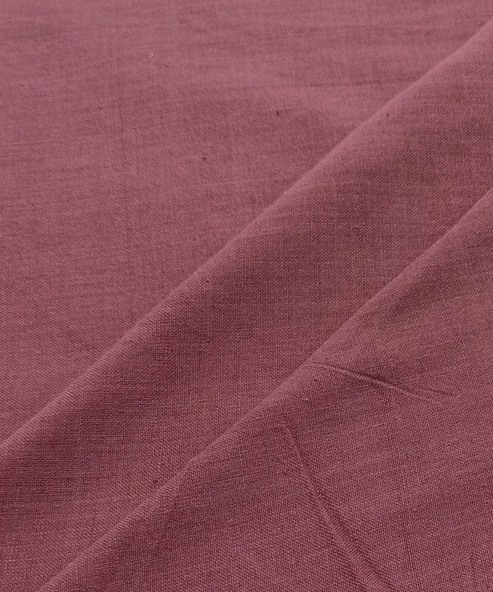 Madder handloom cotton natural dyed fabric