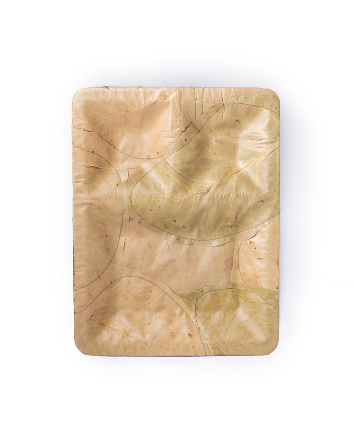 Beige Disposable  Handcrafted plates