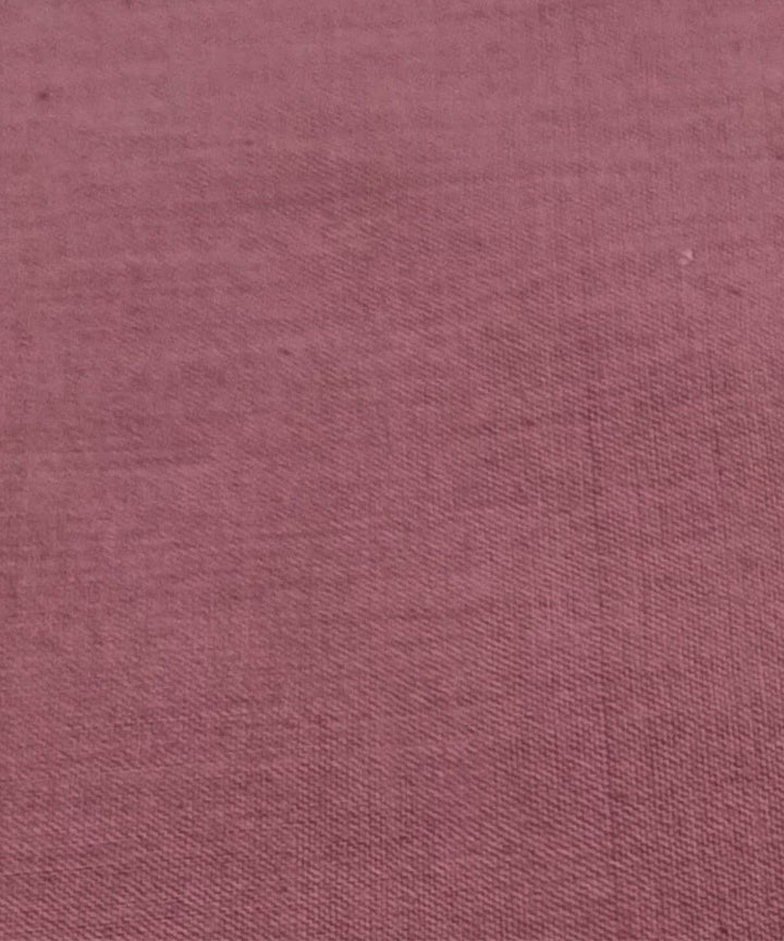 Madder handloom cotton natural dyed fabric