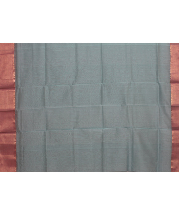 Aqua handloom maheshwari cotton silk saree