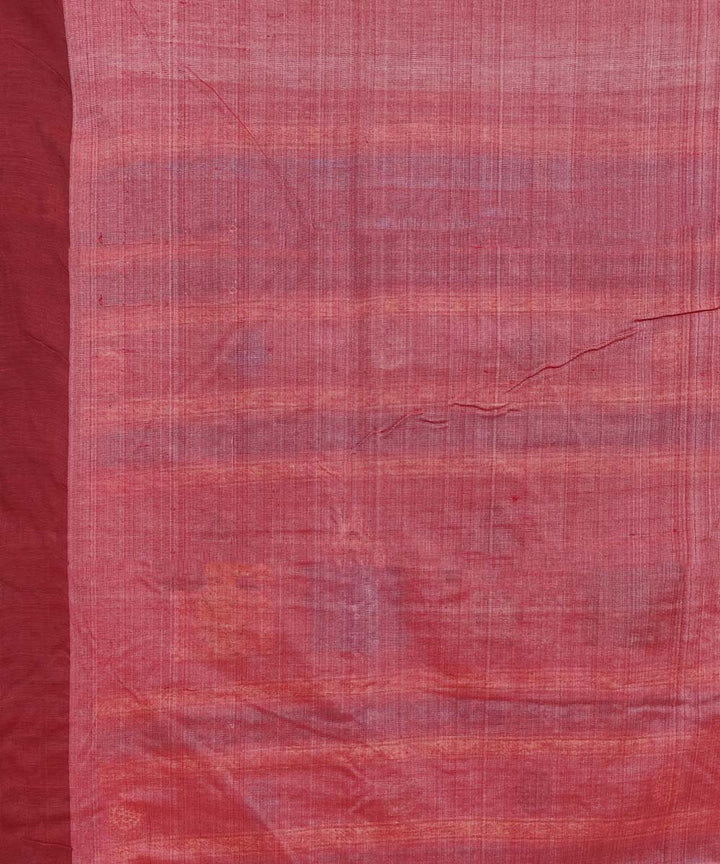 Beige rust Tussar Silk Handwoven dolabedi Saree