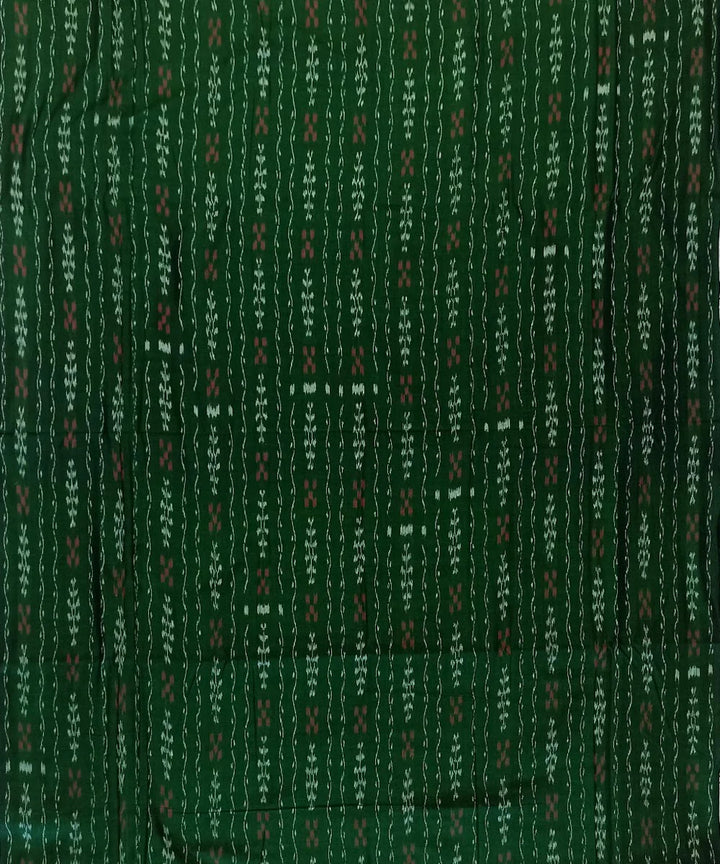 Green handloom nuapatna cotton fabric