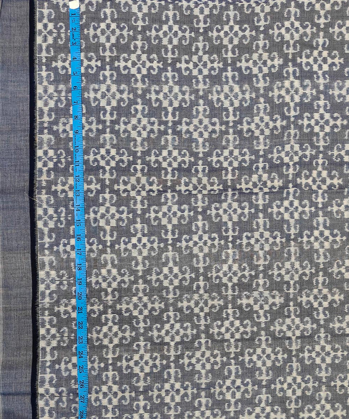 2.5 m Grey handwoven sambalpuri cotton kurta material