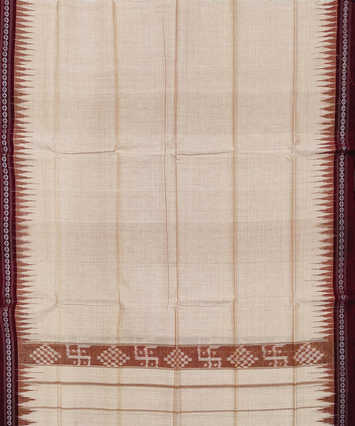 Bisque handwoven cotton sambalpuri towel gamcha