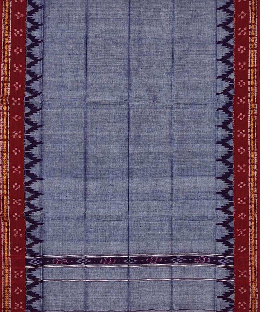 Purple handwoven cotton sambalpuri towel gamcha