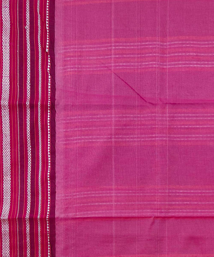 Beige pink tussar silk handwoven odisha ikat saree