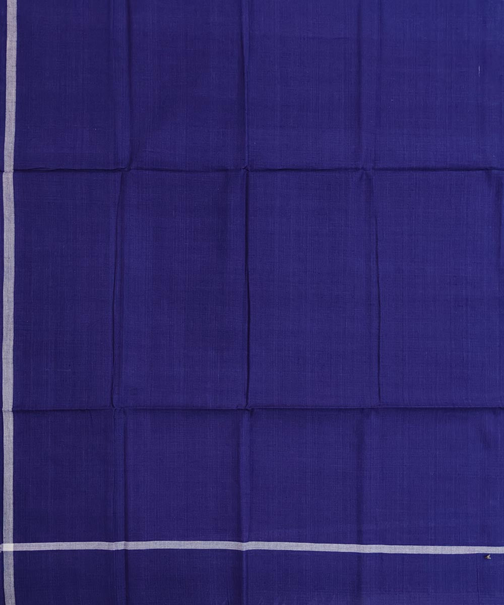 Navy blue handwoven cotton nuapatna lungi