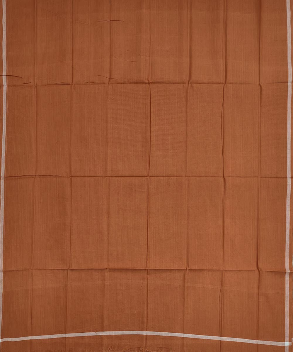 Brown handwoven cotton nuapatna lungi