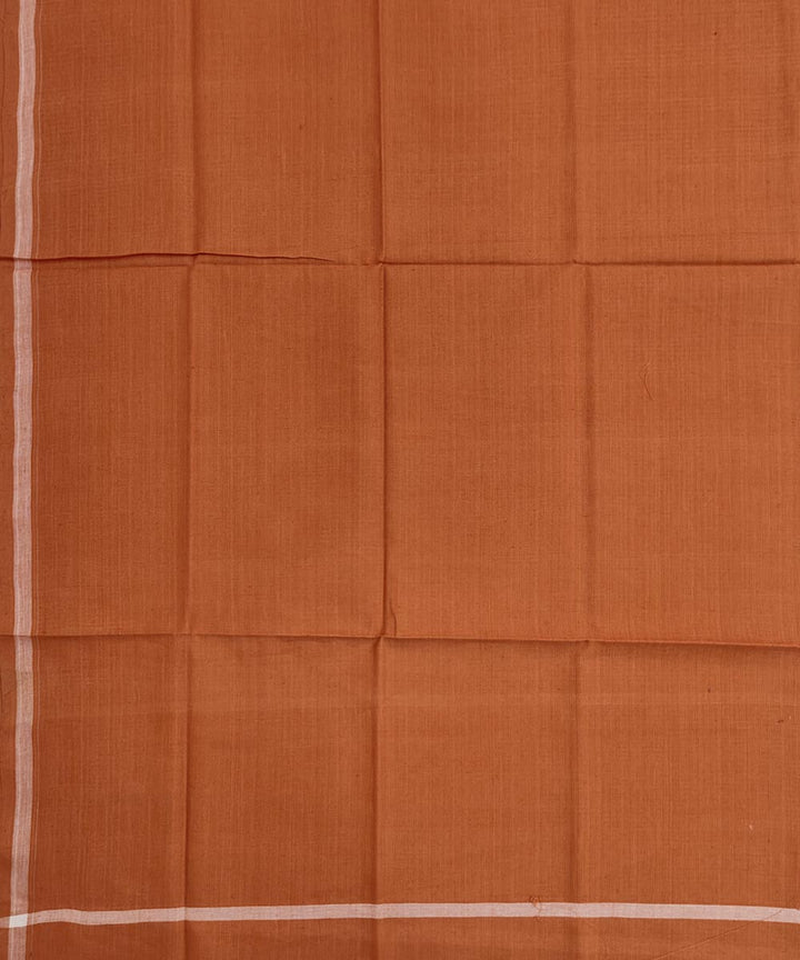 Brown handwoven cotton nuapatna lungi