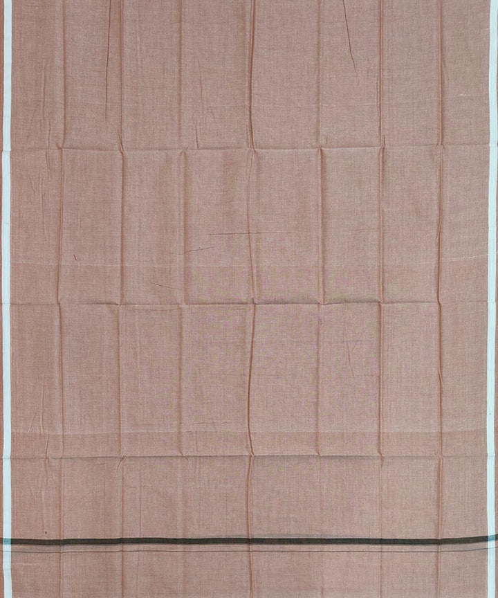 Beige handwoven cotton nuapatna lungi