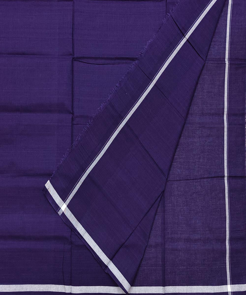 Violet handwoven cotton nuapatna lungi