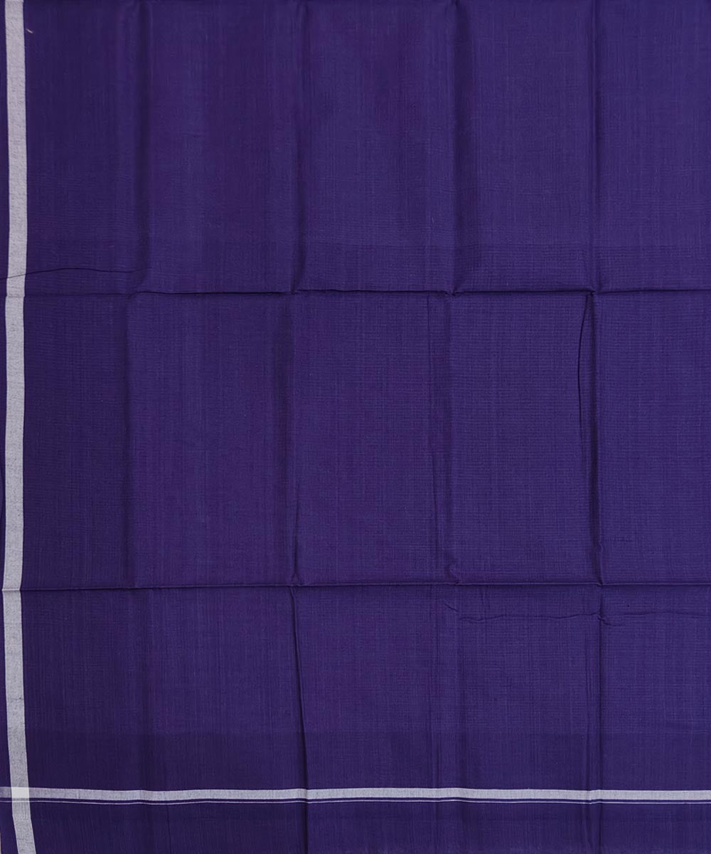 Violet handwoven cotton nuapatna lungi