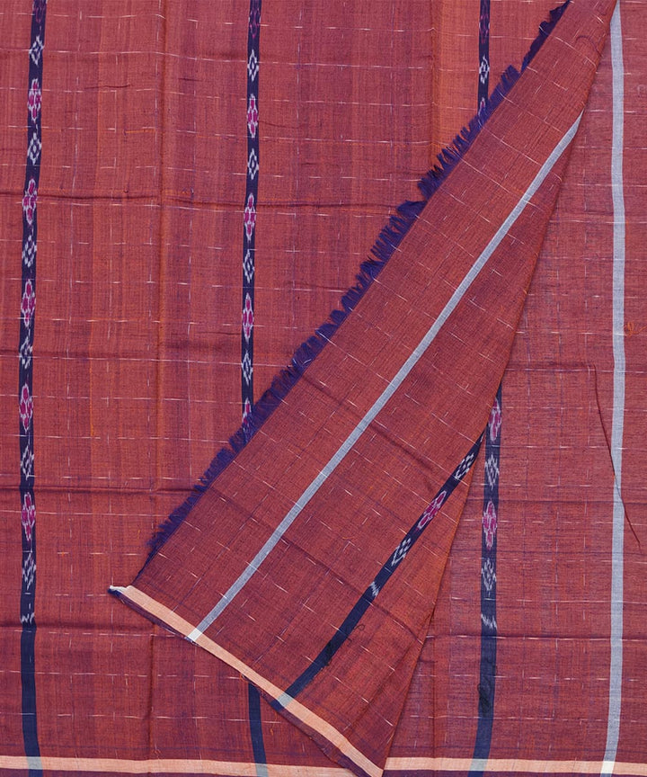 Brown puchki ghara cotton nuapatna handwoven lungi