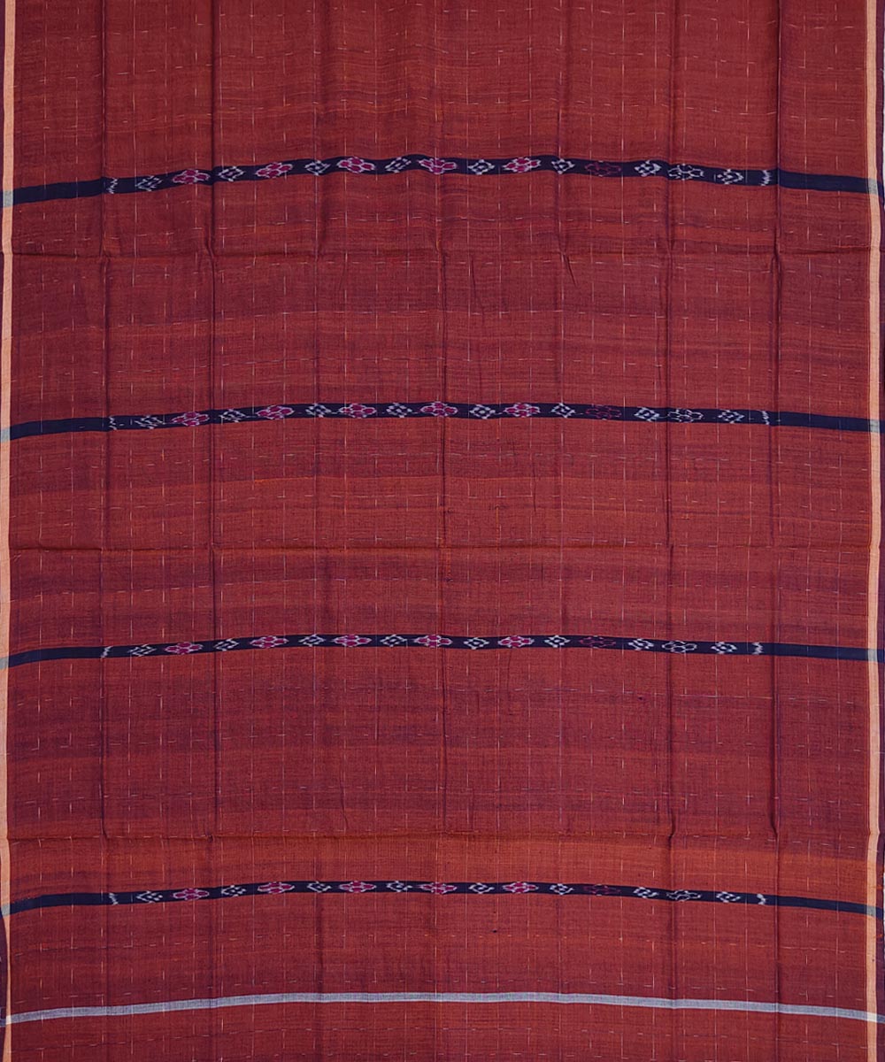 Brown puchki ghara cotton nuapatna handwoven lungi