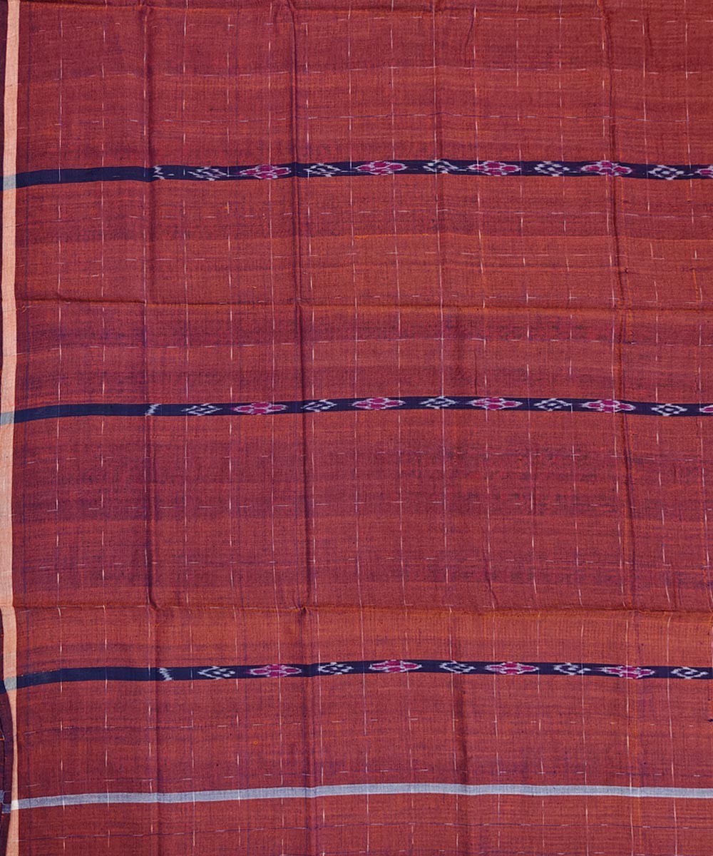 Brown puchki ghara cotton nuapatna handwoven lungi