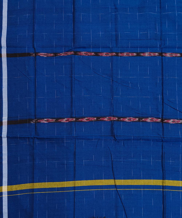 Navy blue puchki ghara handwoven cotton nuapatna lungi