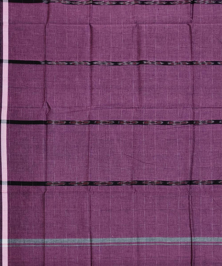 Purple puchki ghara handwoven cotton nuapatna lungi