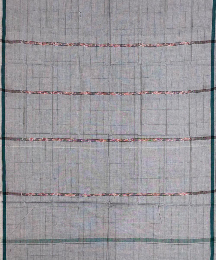 Grey puchki ghara handwoven cotton nuapatna lungi