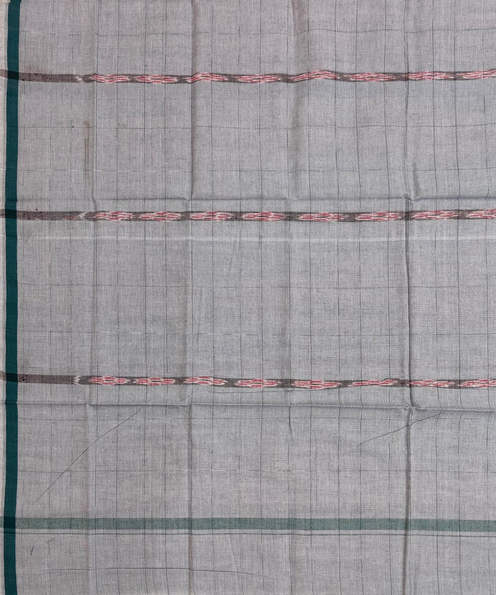 Grey puchki ghara handwoven cotton nuapatna lungi