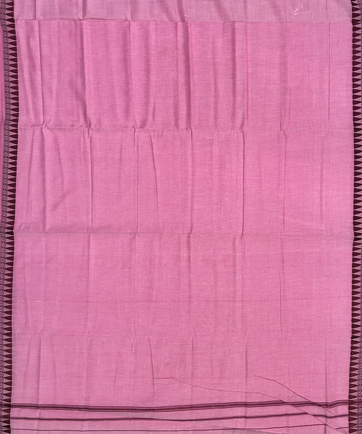 Pink handwoven cotton sambalpuridhoti