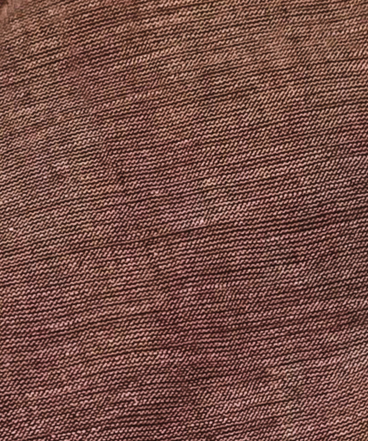 Light brown handwoven cotton khadi fabric