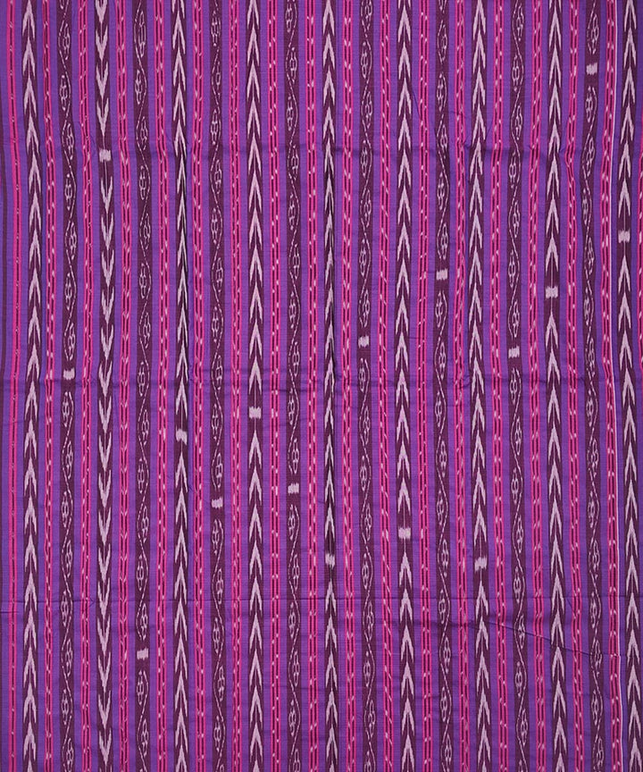 3pcs purple pink handwoven cotton nuapatna dress material