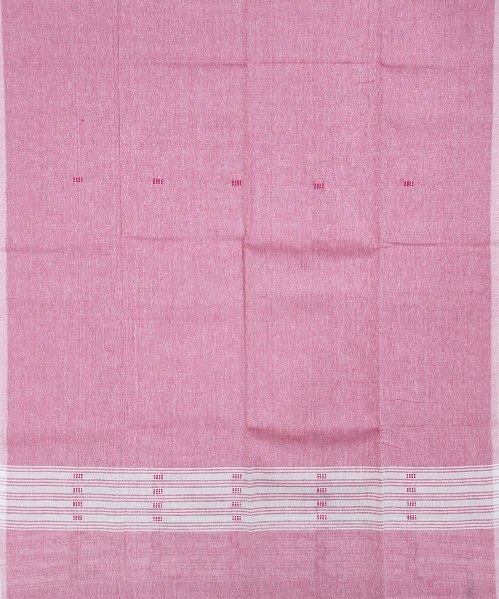 3pcs purple pink handwoven cotton nuapatna dress material