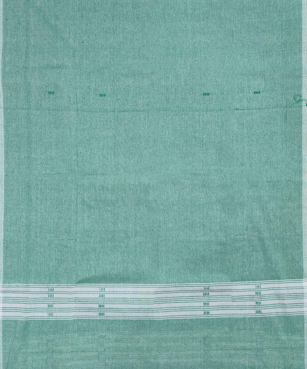 3pcs light green dark green handwoven cotton nuapatna dress material