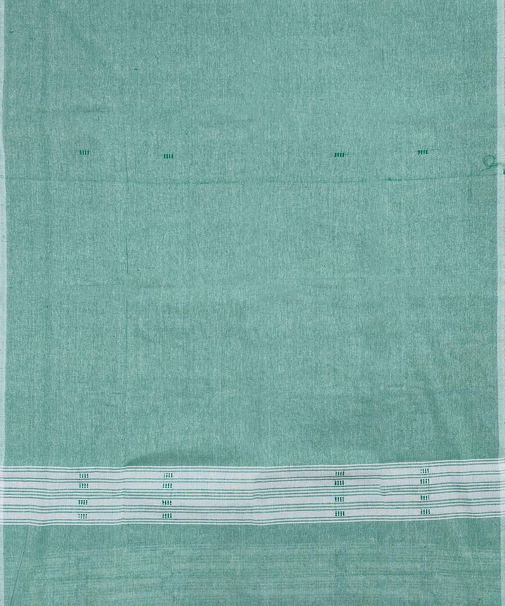 3pcs light green dark green handwoven cotton nuapatna dress material