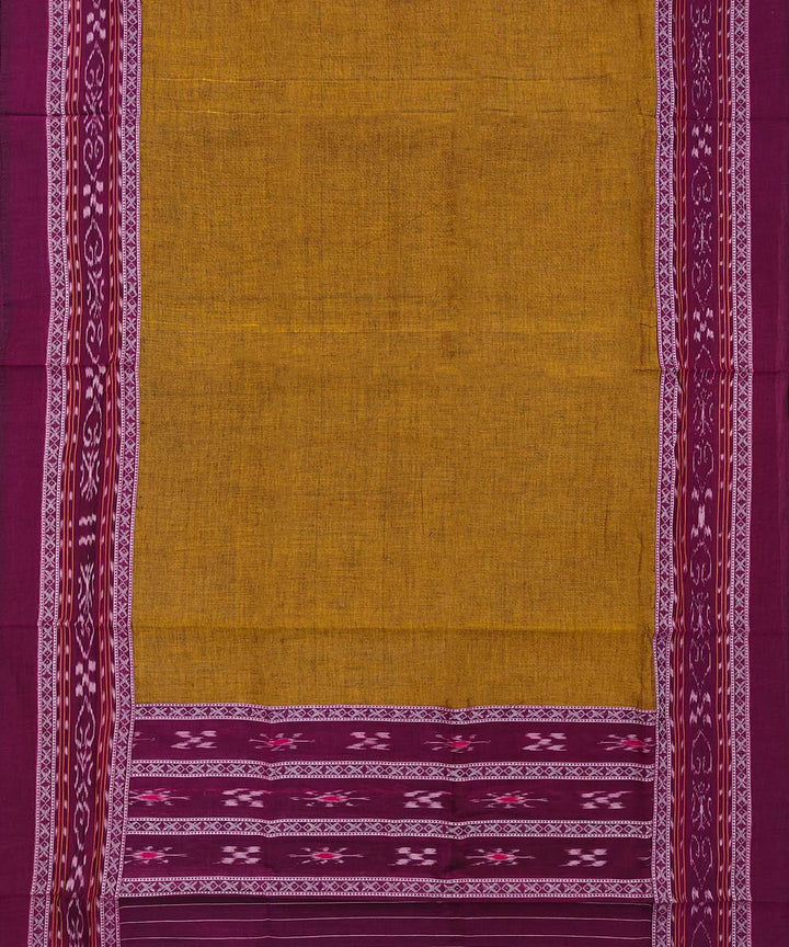 3pcs purple brown handwoven cotton nuapatna dress material