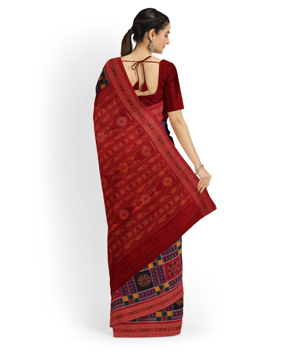 Multicolor cotton handloom sambalpuri saree