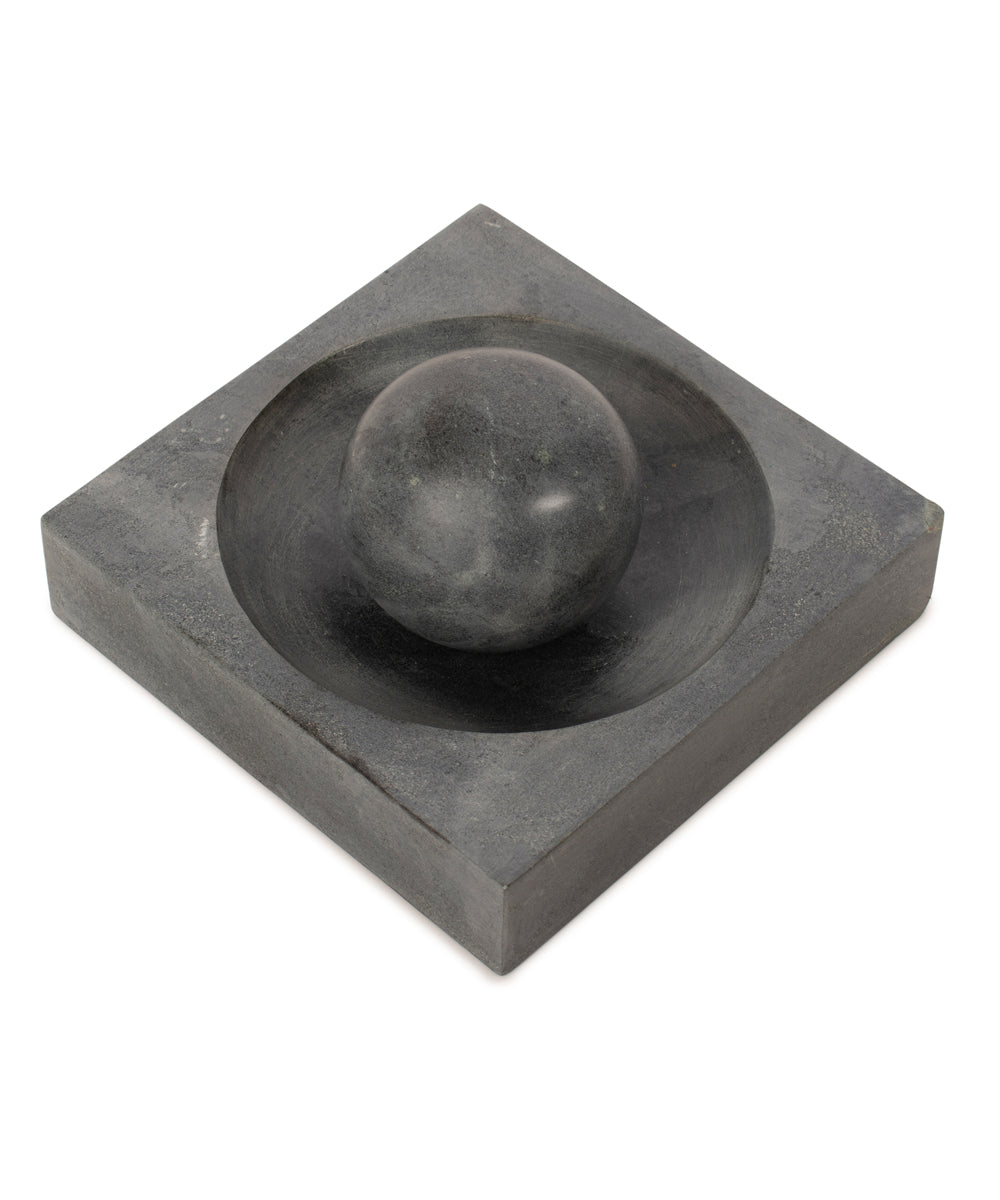 Marble mortar and pestle