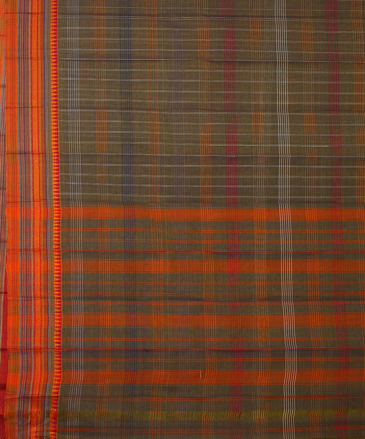 Multicolor handwoven narayanapet cotton saree