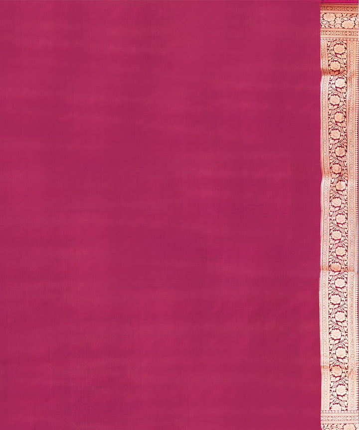 Jamuni purple silk handwoven banarasi saree