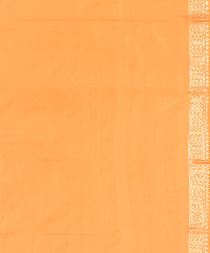 Musterd silk handwoven banarasi saree