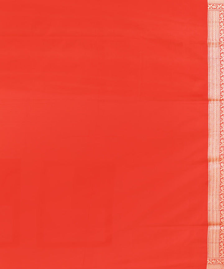 Mustard silk handwoven banarasi saree