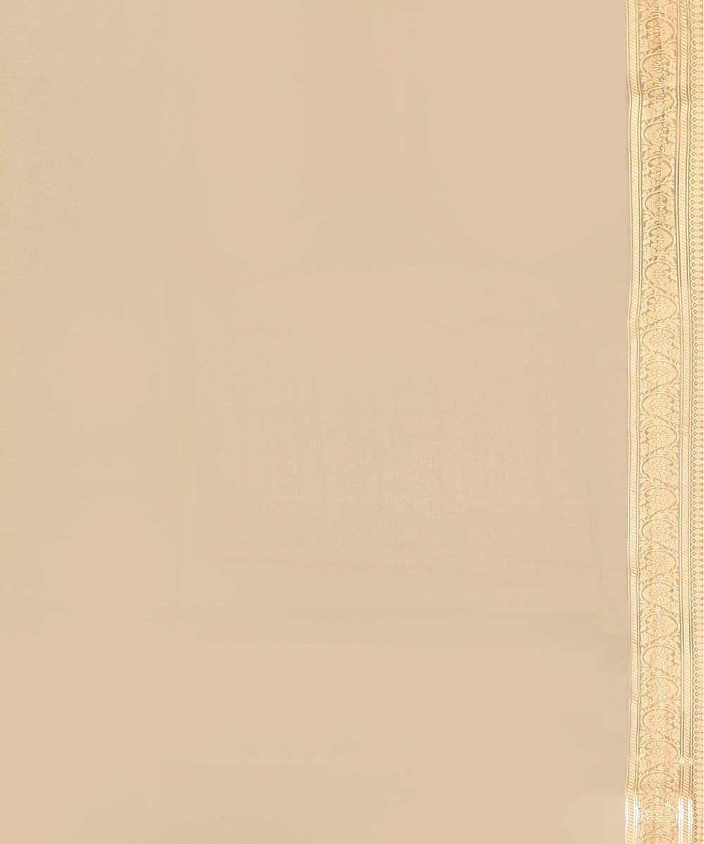 Dusky green silk handwoven banarasi saree