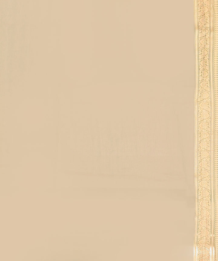 Dusky green silk handwoven banarasi saree