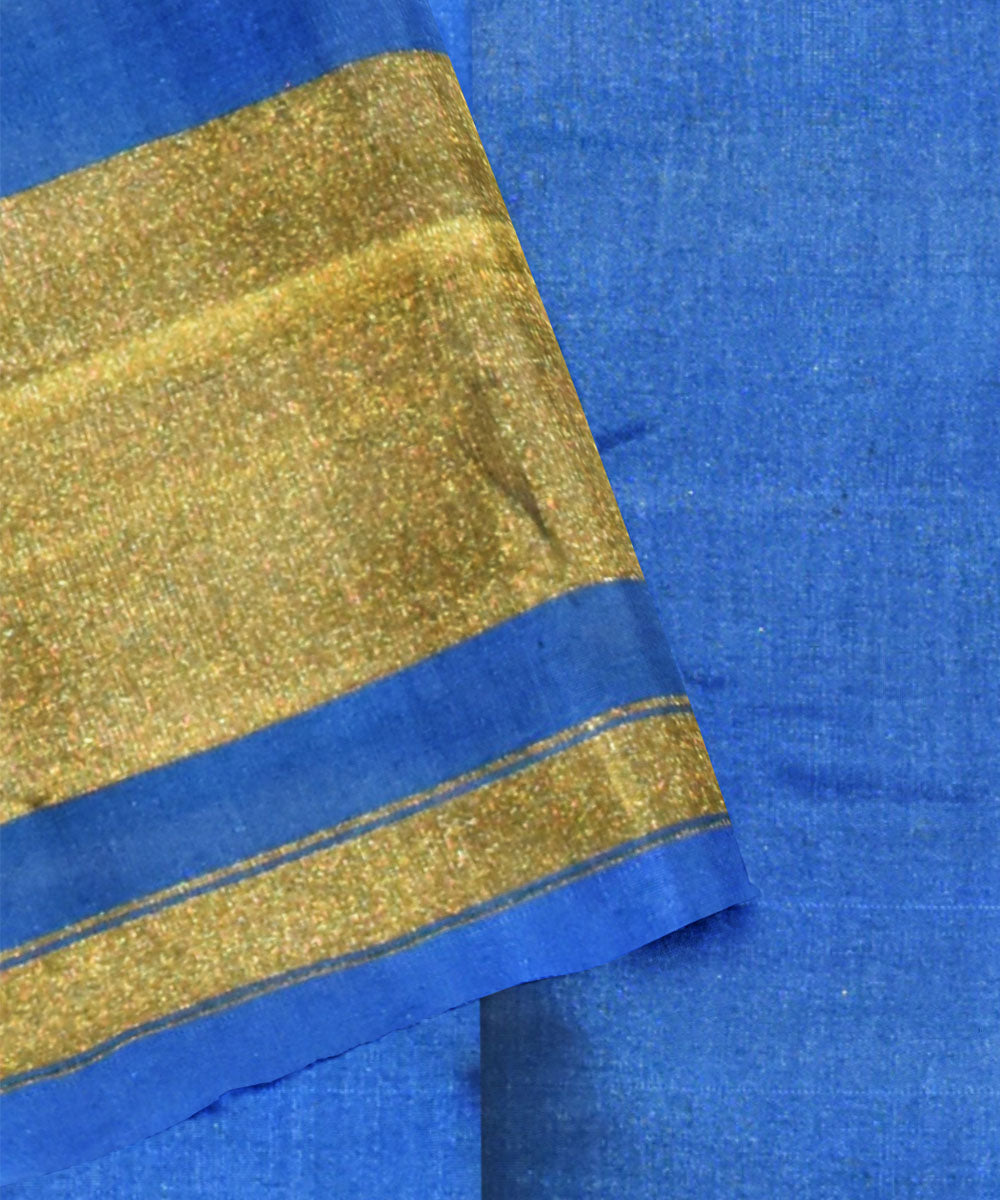 Turquoise yellow silk handloom patola saree