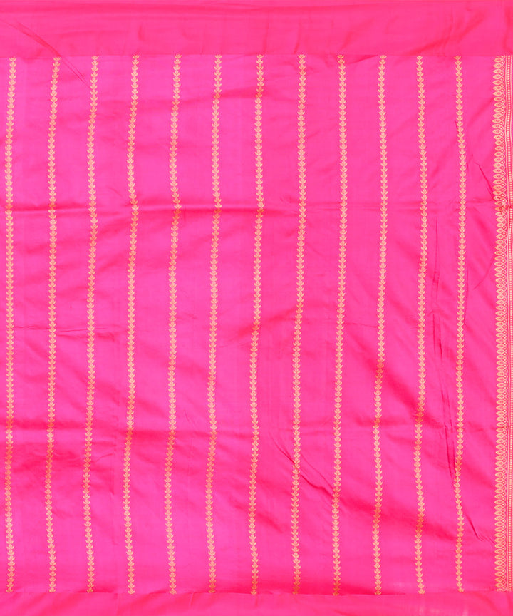 Blue purple silk handwoven banarasi saree