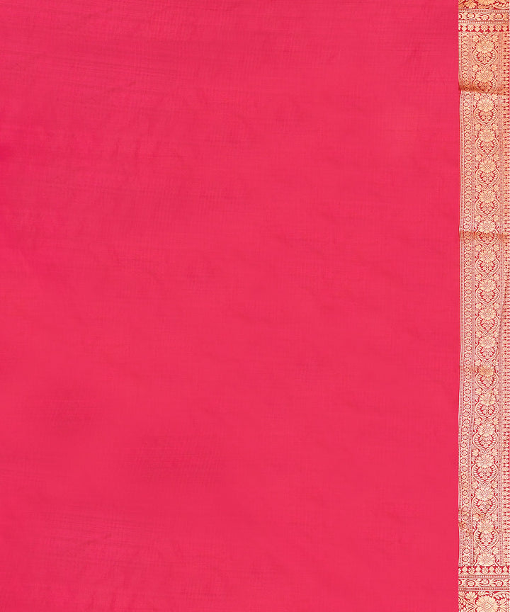 Wine silk handwoven banarasi saree