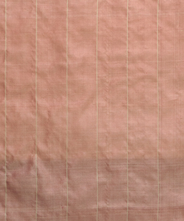 Coral tussar silk handwoven chhattisgarh kosa saree