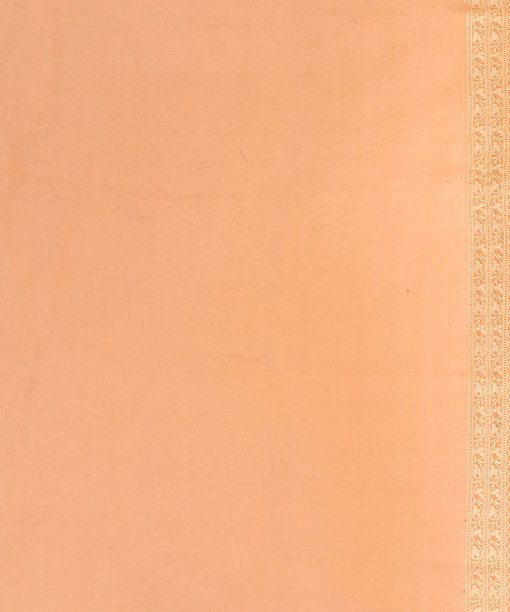 Dusky brown silk handwoven banarasi saree